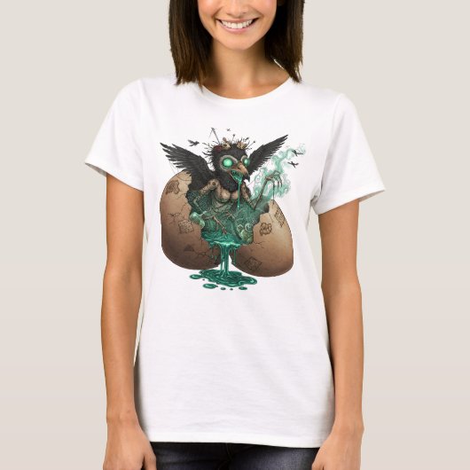 Surreal Spooky Crow Women's Tee (Vorderseite)