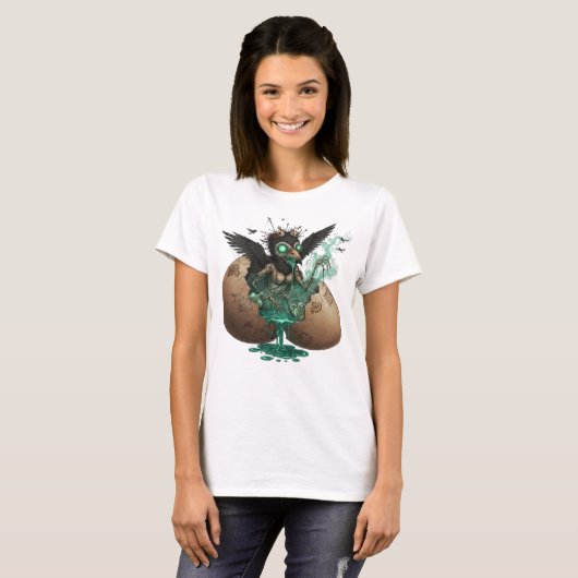 Surreal Spooky Crow Women's Tee (Vorne ganz)