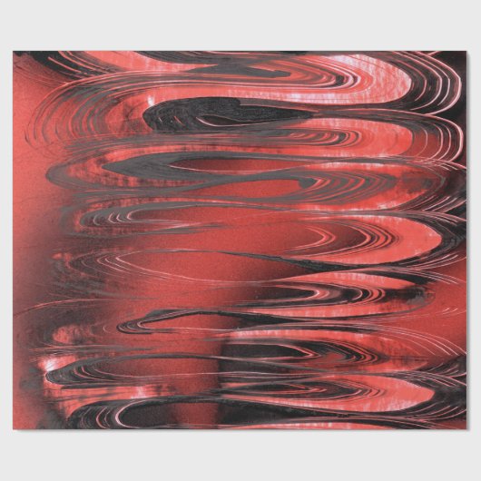 Surreal Sprung Spring Geschenkpapier (Flach)