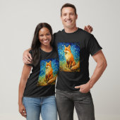 Surreal Staright Aesthetic Fox Long Sleeve T S T-Shirt (Unisex)