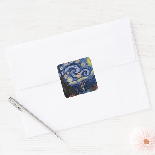 Surreal Starry Night Sticker (Umschlag)