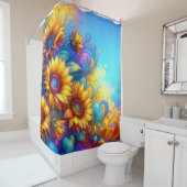 Surreal Sunflores Duschvorhang (Beispiel)