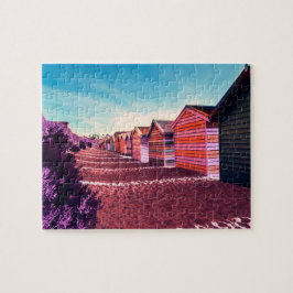 Surreal Sunset Beach Landschaft Puzzle