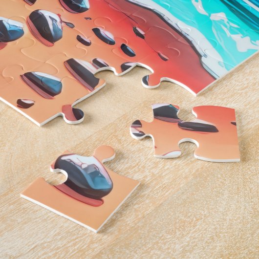 Surreal Sunset Beach Puzzle (Seite)