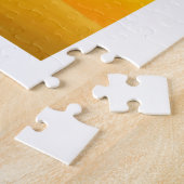 Surreal Sunset Painting Lake Sea Landschaft Puzzle (Seite)