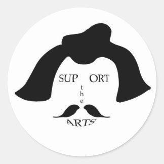 Surreal Support für die ARTS-Aufkleber Runder Aufkleber