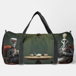 Surreal Tea Zeit auf der seltsamen Seite. 10 Duffle Bag