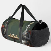 Surreal Tea Zeit auf der seltsamen Seite. 10 Duffle Bag (Rechte Ecke)