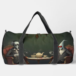 Surreal Tea Zeit auf der seltsamen Seite. 12 Duffle Bag