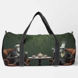 Surreal Tea Zeit auf der seltsamen Seite. 14 Duffle Bag
