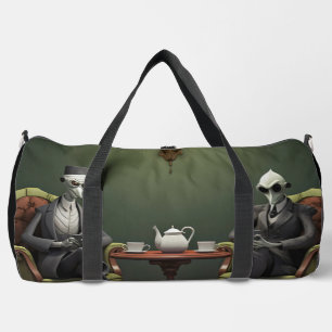 Surreal Tea Zeit auf der seltsamen Seite. 16 Duffle Bag