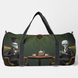 Surreal Tea Zeit auf der seltsamen Seite. 19 Duffle Bag
