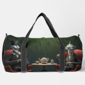 Surreal Tea Zeit auf der seltsamen Seite. 3 Duffle Bag (Vorderseite)