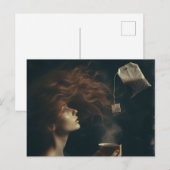 Surreal Teatime Postkarte (Vorne/Hinten)