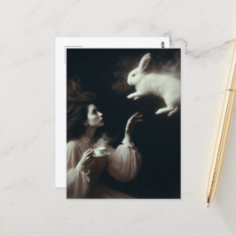 Surreal Tee mit dem weißen, sonnigen Schwarz und W Postkarte