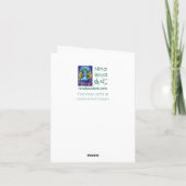 Surreal-Theme-Grußkarte Feiertagskarte (Rückseite)