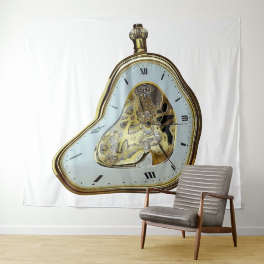 Surreal Time Tapestry Wandteppich (Beispiel (Horizontal))