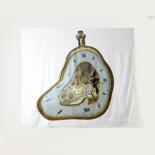 Surreal Time Tapestry Wandteppich (Vorderseite (Horizontal))