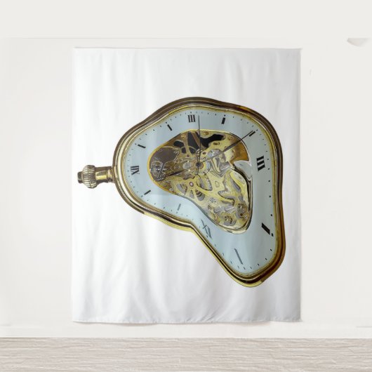 Surreal Time Tapestry Wandteppich (Vorderseite)