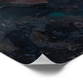 Surreal Time Trap Clock Human Concept Wall Art Poster (Ecke)