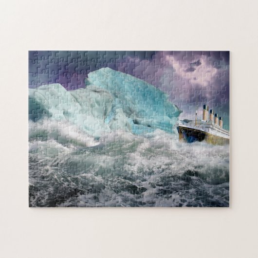 Surreal Titanic und Iceberg Puzzle (Horizontal)