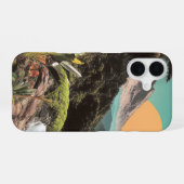 Surreal Tropisches Tal mit Wasserfällen iPhone 16 Hülle (Rückseite (Horizontal))