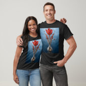 Surreal Tulip Fantasy Art T-Shirt (Unisex)