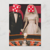 Surreal um die Ehe spielen Postkarte (Vorderseite)