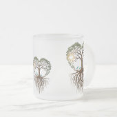 Surreal Unconditional Love Frosted Glass Mug Mattglastasse (VorderseiteRechts)