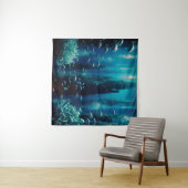 Surreal Underwater City of Dreams Wandteppich (Beispiel (Horizontal))