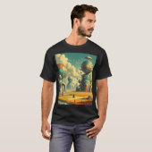 Surreal Vibranly Retrofuturistic Wonderland T-Shirt (Vorne ganz)
