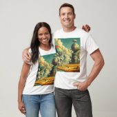 Surreal Vibranly Retrofuturistic Wonderland T-Shirt (Unisex)