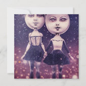 Surreal Vintag Moon Face Dolls (Vorderseite)