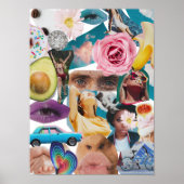 Surreal Vintage verrückte Kunst Poster (Vorne)