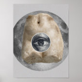 Surreal Vintage verrückte Kunst Poster (Vorne)