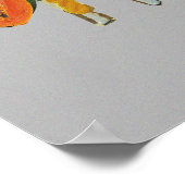 Surreal Vintage verrückte Kunst Poster (Ecke)