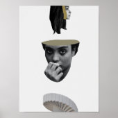 Surreal Vintage verrückte Kunst Poster (Vorne)