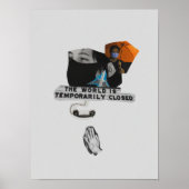 Surreal Vintage verrückte Kunst Poster (Vorne)