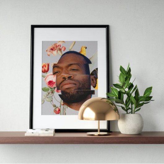 Surreal Vintage verrückte Kunst Poster