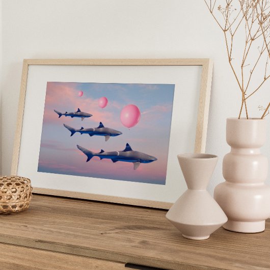 Surreal Vintage verrückte Kunst Poster