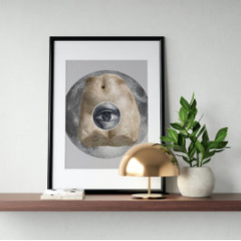 Surreal Vintage verrückte Kunst Poster