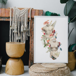 Surreal Vintage verrückte Kunst Poster