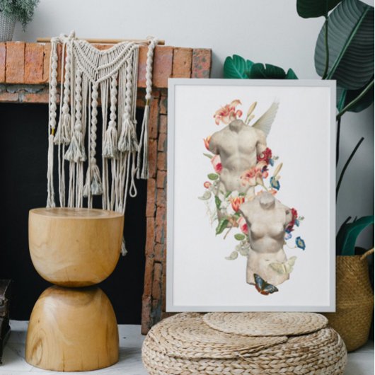 Surreal Vintage verrückte Kunst Poster