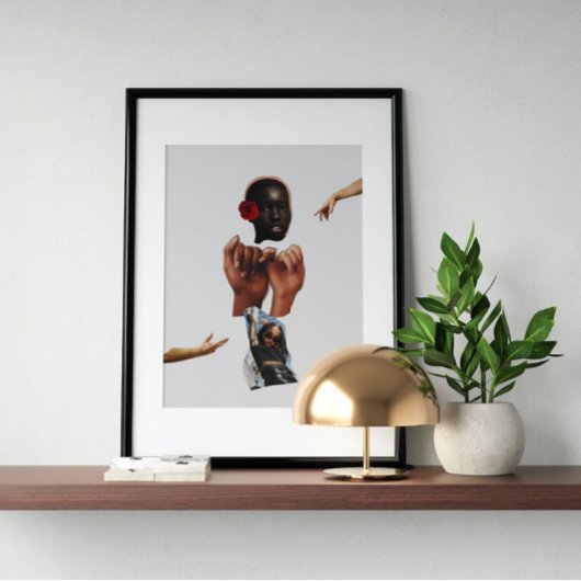 Surreal Vintage verrückte Kunst Poster