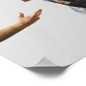 Surreal Vintage verrückte Kunst Poster (Ecke)