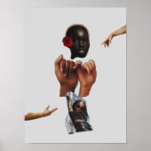 Surreal Vintage verrückte Kunst Poster (Vorne)