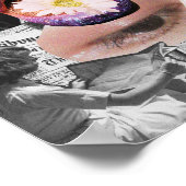 Surreal Vintage verrückte Kunst Poster (Ecke)