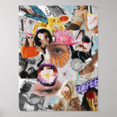 Surreal Vintage verrückte Kunst Poster (Vorne)