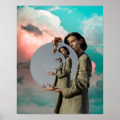 Surreal Vintage verrückte Kunst Poster (Vorne)