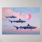 Surreal Vintage verrückte Kunst Poster (Vorne)